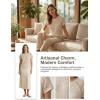 CUPSHE Women’s Summer Tops 2026 Waffle Knit Short Sleeve T-Shirts Casual Crewneck Lace Hollow Out Blouses(Beige)