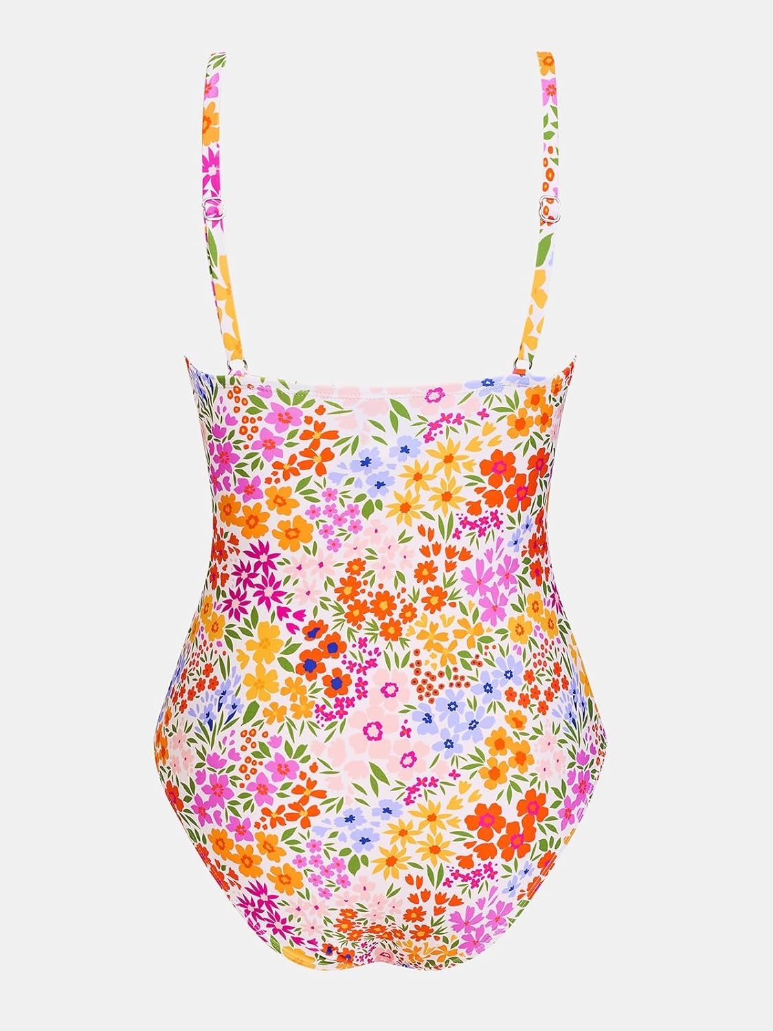 image:imageCUPSHE Womens One Piece Swimsuit Tummy Control V Neck Bathing SuitsYellowPinkPurple