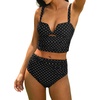 Black/Polka Dot