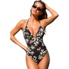 Brown/Cream Floral