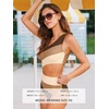CUPSHE Women One Piece Swimsuit One Shoulder Bathing Suit Cutout Monokini | Removable Soft Cups, Color Block, Classic Bum Coverage, Swim Suit For Beach Vacation Cruise Pool Party(Brown Color Block)